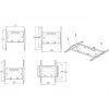 Piestiprināšanas kronšteins Multibrackets M VESA Super Slim Tilt & Turn