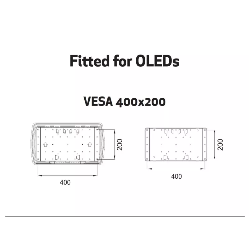 Piestiprināšanas kronšteins Multibrackets M VESA Super Slim Tilt & Turn