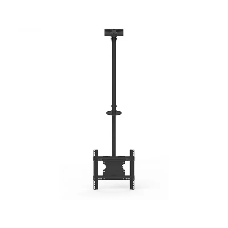 Multibrackets M Public Ceilingmount Medium Single griestu stiprinājums, 81,3–116,8 cm (32–46 collas), maks. 70 kg, VESA no 100x100 līdz 400x400, slīpums no -5 līdz +15°, melns
