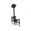 Multibrackets M Public Ceilingmount Medium Single griestu stiprinājums, 81,3–116,8 cm (32–46 collas), maks. 70 kg, VESA no 100x100 līdz 400x400, slīpums no -5 līdz +15°, melns