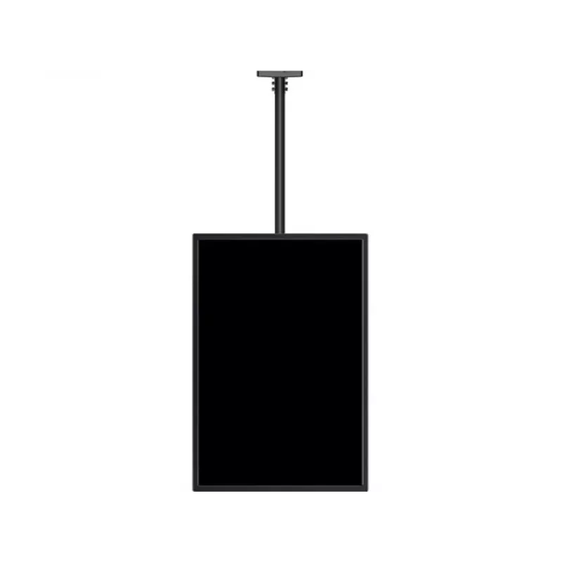 Multibrackets M Public Ceilingmount Medium Single griestu stiprinājums, 81,3–116,8 cm (32–46 collas), maks. 70 kg, VESA no 100x100 līdz 400x400, slīpums no -5 līdz +15°, melns