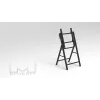 Multibrackets M Tilt and Roll Easel mobilais grīdas statīvs melns, max 50 kg