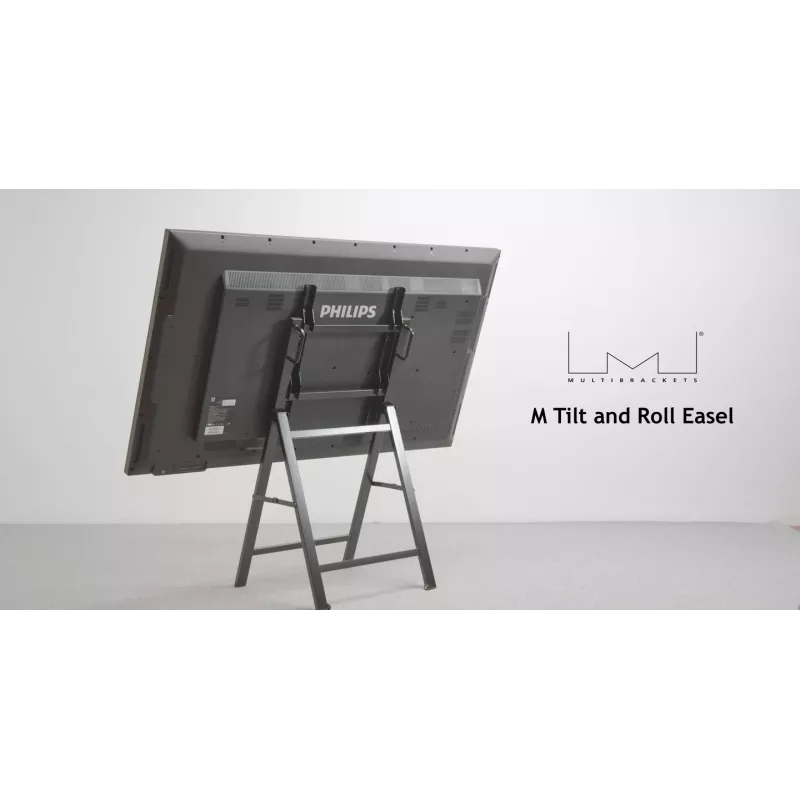 Multibrackets M Tilt and Roll Easel mobilais grīdas statīvs melns, max 50 kg