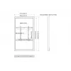 Multibrackets M Pro Series korpuss 55 collu sienas melns tērauds ainava/portrets