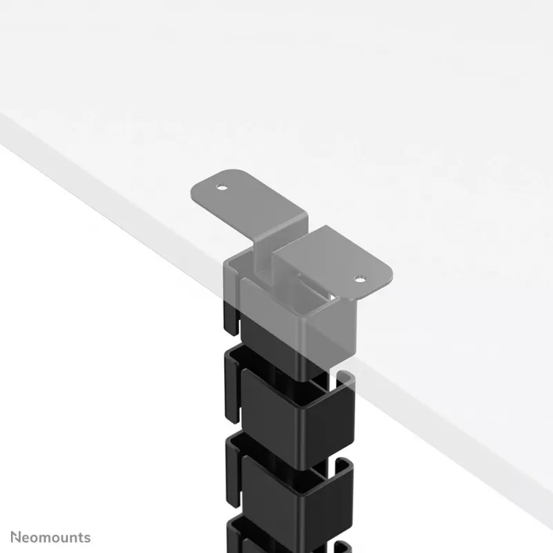 Kabeļu mugurkaula organizators Neomounts ADS06-130BL, skrūvējams, melns, 130 mm segmenti