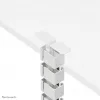 Kabeļu mugurkaula organizators Neomounts ADS06-130WH, pieskrūvējams, balts, 130 mm