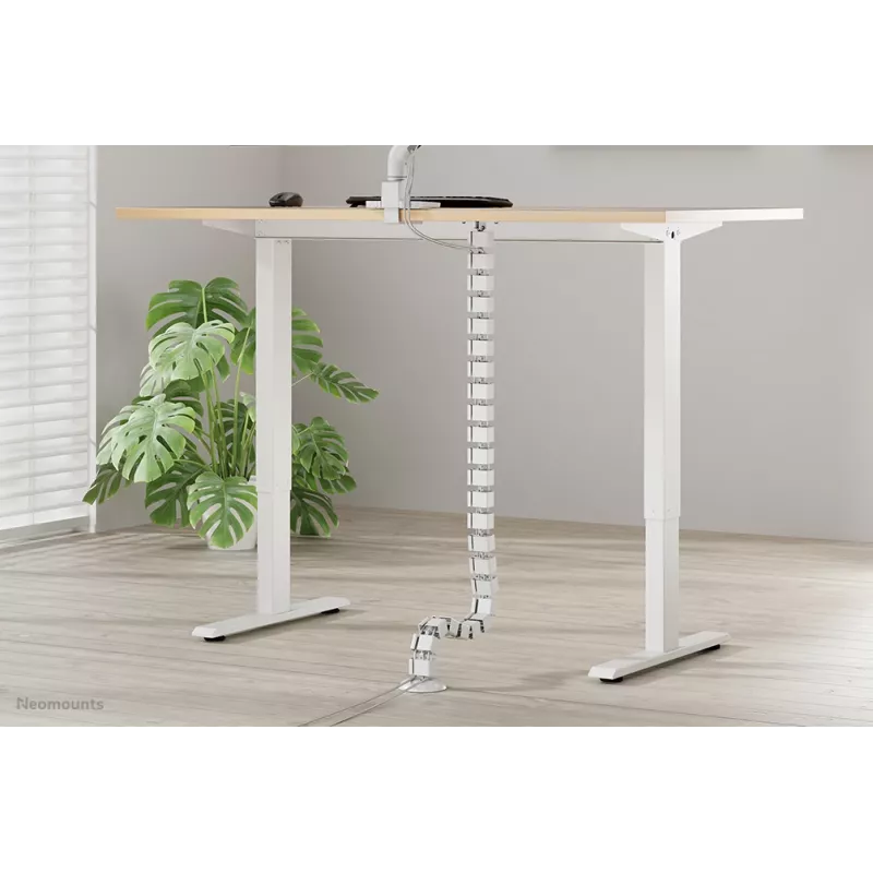Kabeļu mugurkaula organizators Neomounts ADS06-130WH, pieskrūvējams, balts, 130 mm