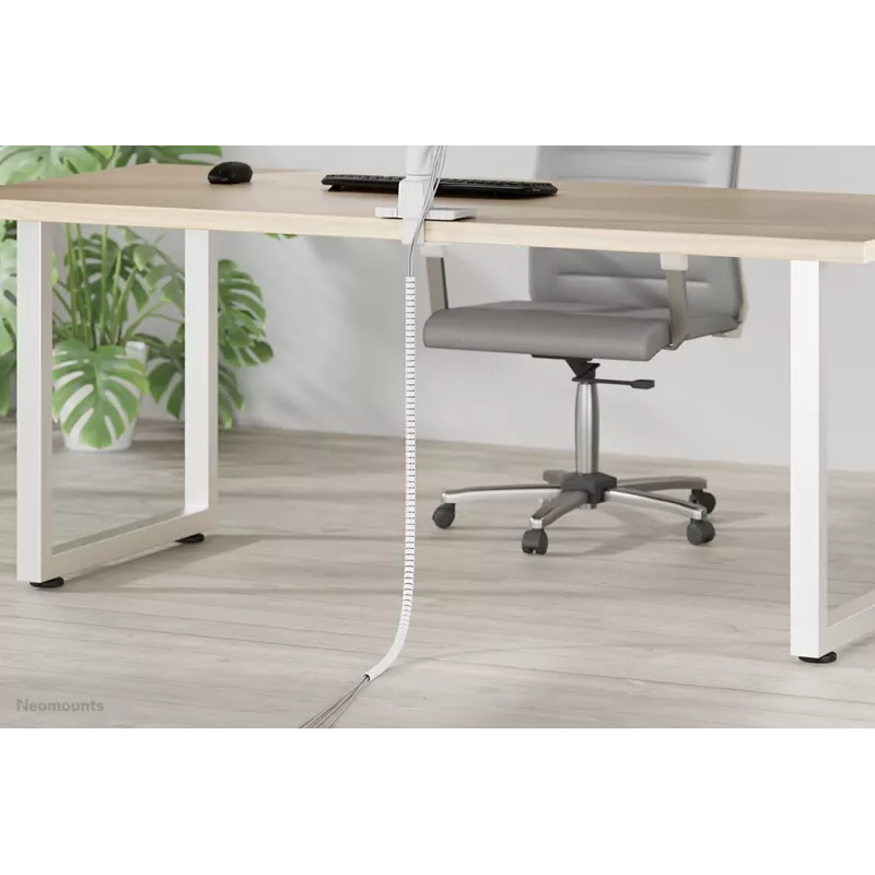 Kabeļu uzmava Neomounts ADS06-141WH, kabeļu pārvalks Ø20 mm, balta