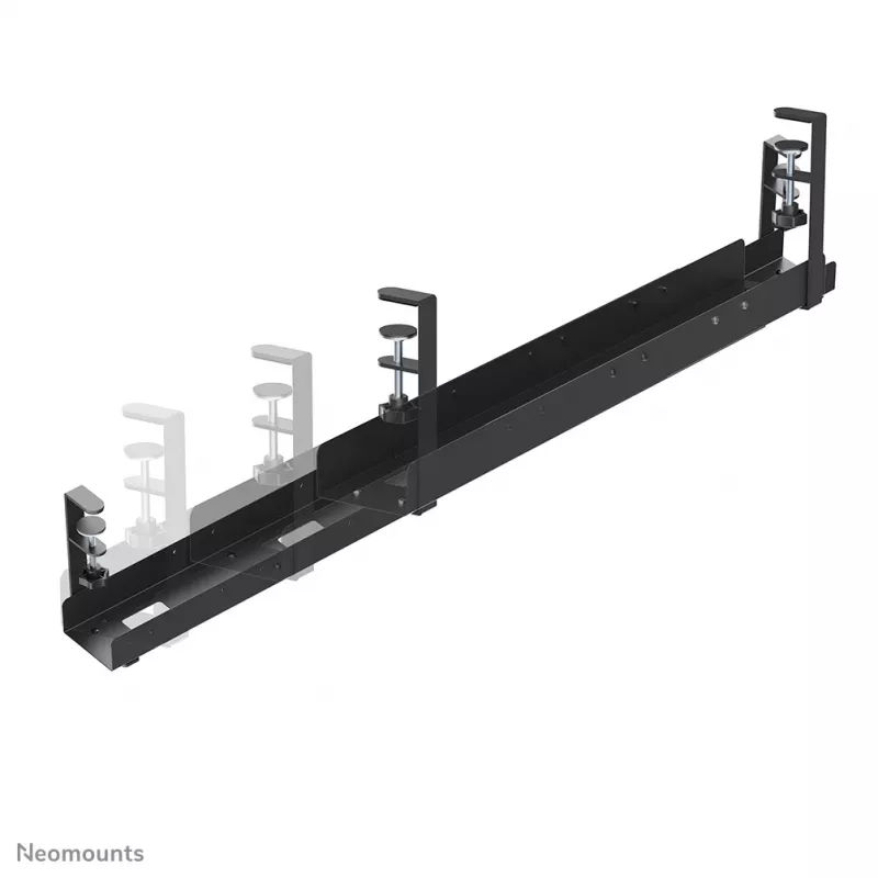 Kabeļu paliktnis Neomounts ADS07-120BL, skrūvējams, universāls, 120 mm platums, melns