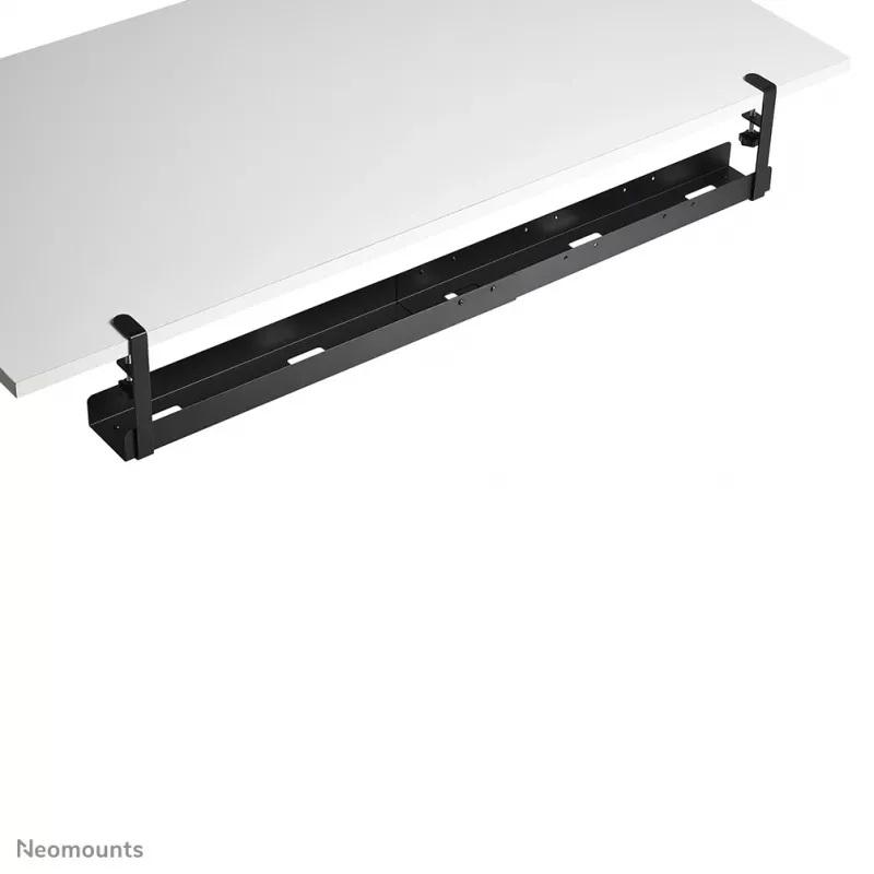 Kabeļu paliktnis Neomounts ADS07-120BL, skrūvējams, universāls, 120 mm platums, melns