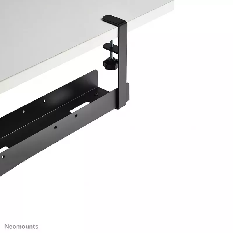 Kabeļu paliktnis Neomounts ADS07-120BL, skrūvējams, universāls, 120 mm platums, melns