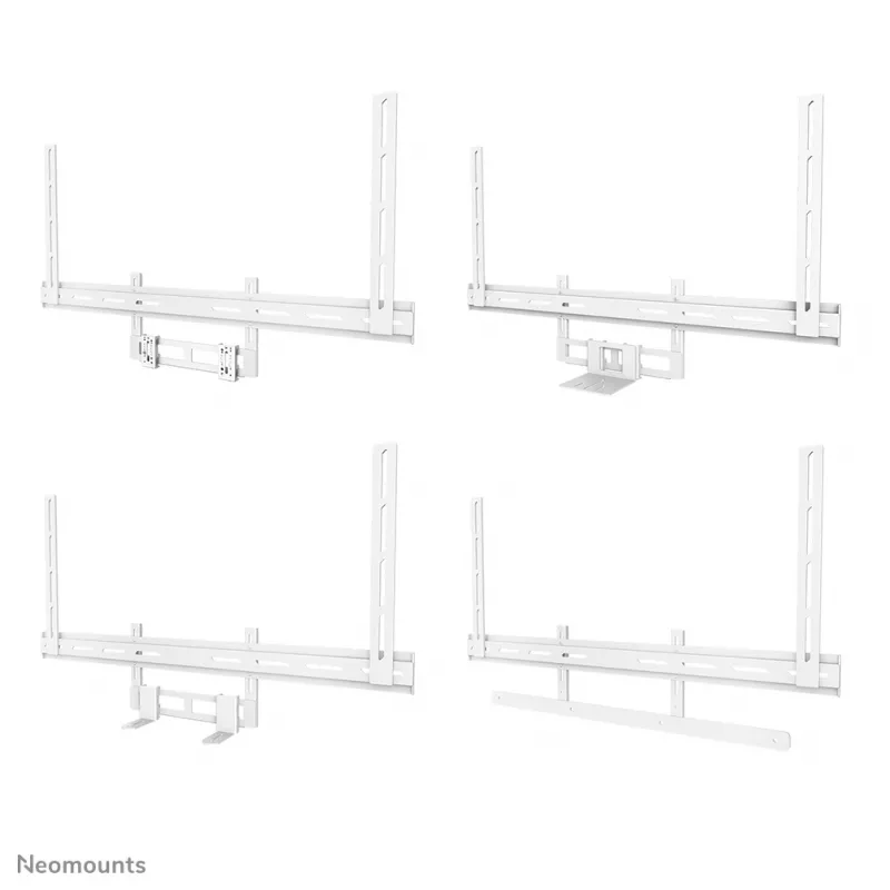 Neomounts AV2-500WH Videobar komplekts 43-110 collu - VESA - maks. 10 kg - universāls