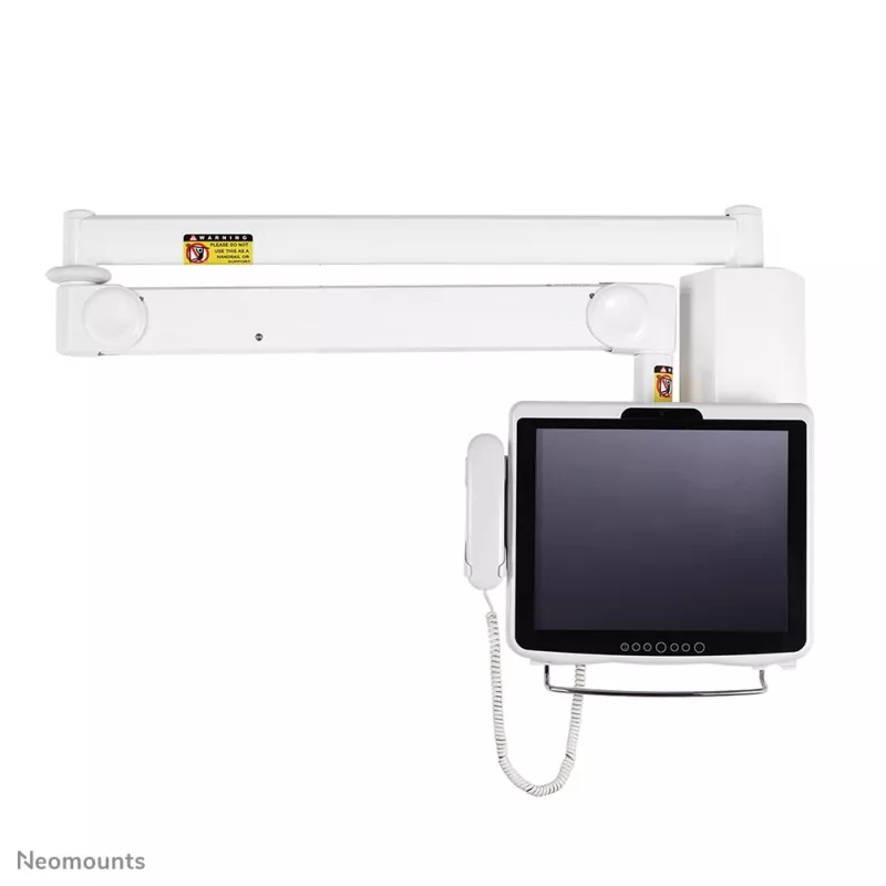 Neomounts FPMA-HAW100 medicīnas monitora sienas stiprinājums 10-24 collām - augstums 0-170 cm - gāzes atspere