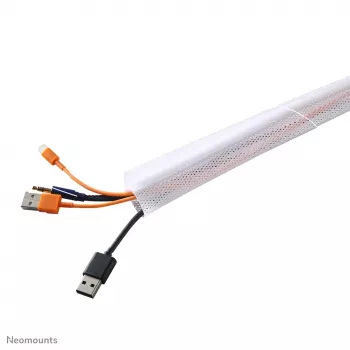 Neomounts NS-CS200WHITE kabeļu zeķe - 8-10 kabeļiem - universāla