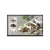 LG CreateBoard Standard interaktīvā tāfele 86 collas 3840 x 2160 pikseļi Skārienjutīgs Melns