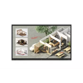 LG CreateBoard Standard interaktīvā tāfele 86 collas 3840 x 2160 pikseļi Skārienjutīgs Melns