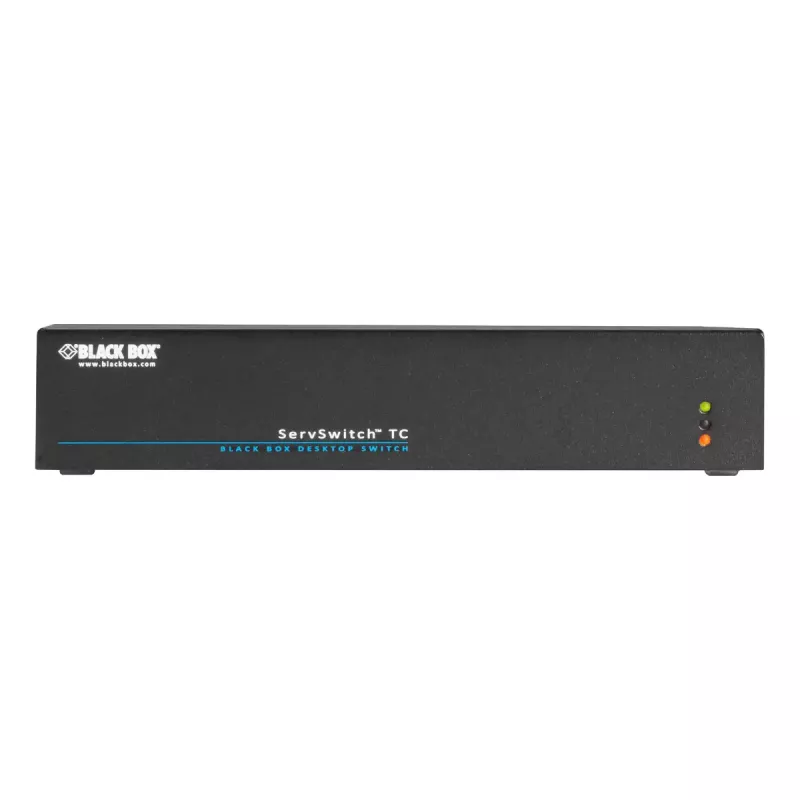 KVM slēdzis Black Box ACX1004A-HID2 USB tastatūra pele Melns