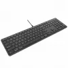 Targus EcoSmart AKB874NO pilna izmēra vadu tastatūra, USB, QWERTY ziemeļu izkārtojums, antimikrobiāla, melna