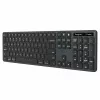 Targus EcoSmart AKB874NO pilna izmēra vadu tastatūra, USB, QWERTY ziemeļu izkārtojums, antimikrobiāla, melna
