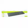 Targus EcoSmart AKB874NO pilna izmēra vadu tastatūra, USB, QWERTY ziemeļu izkārtojums, antimikrobiāla, melna