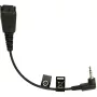 Jabra 8800-00-46 Kabelis austiņām, QD uz 2,5mm līktais spraudnis, 15cm