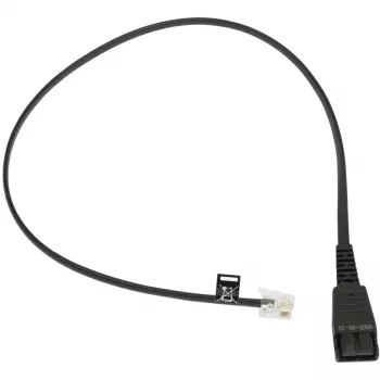 Telefona kabelis Jabra 8800-00-25 0,5 m Melns