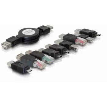 USB adapteru komplekts DeLOCK 18612 Melns 10 daļas