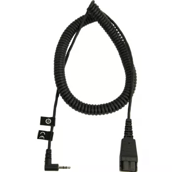 Jabra 8800-01-46 savīts austiņu kabelis ar QD un 2,5 mm ligzdu