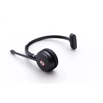 Yealink WH62 Mono bezvadu austiņas birojam un zvanu centram, 20 - 20000 Hz, 80 g, melna
