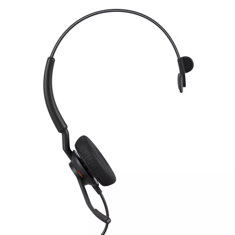 Jabra Engage 40 (Inline Link) MS mono austiņas ar mikrofonu, USB-A, vadu, zvanu centriem, melnas