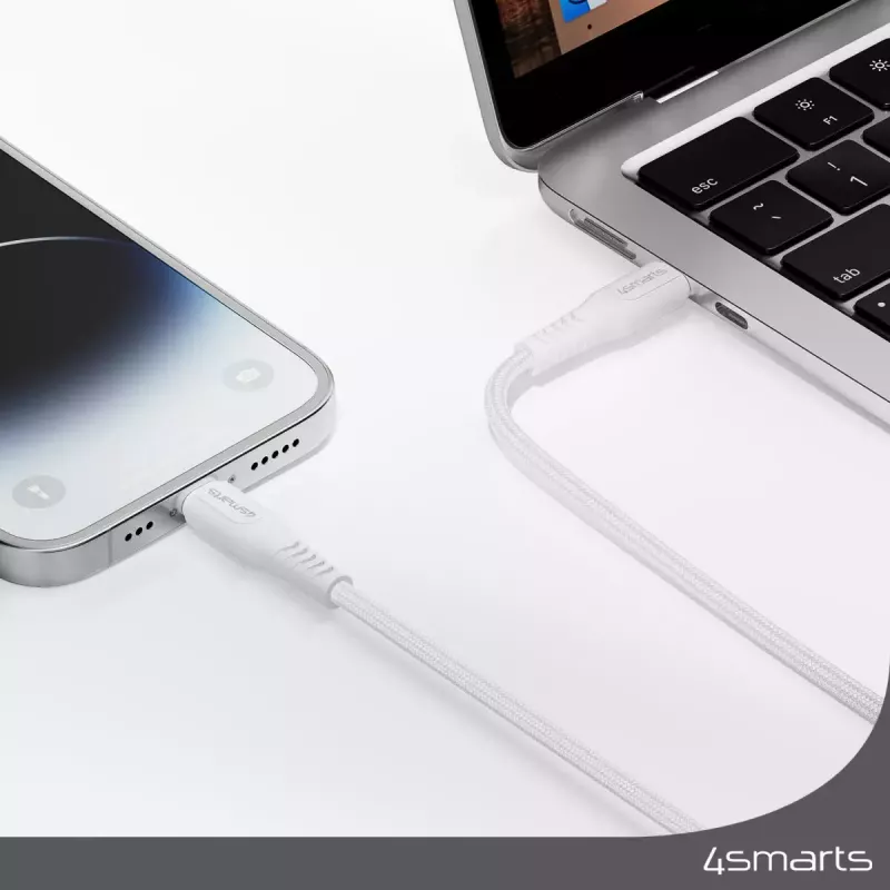 Lightning kabelis 4smarts 465592 1.5m USB-C uz Lightning