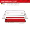 Displex Full Cover ekrāna aizsargstikls (10H) Apple iPhone 15/15 Pro, Eco montāžas rāmis