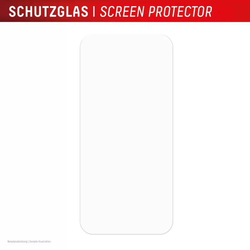 Displex ekrāna aizsargstikls (10H) Apple iPhone 15/15 Pro/16, Eco montāžas rāmis, izturīgs pret skrāpējumiem