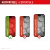 Displex Premium ekrāna aizsargstikls (Pilna pārklājuma, 10H) Apple iPhone 16, EASY-ON® Eco montāžas rāmis