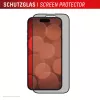 Displex Privātuma stikla aizsargs (10H) Apple iPhone 16, Eco montāžas rāmis, Privātuma filtrs