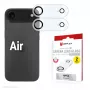 Displex pilna pārsega kameras lēcu stikls iPhone Air, 10H, pilns kameras aizsargs, Quick Mount, 2 iepakojumā
