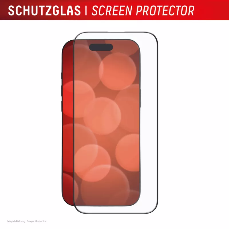 Displex Premium ekrāna aizsargs (Pilna pārklājuma, 10H) Apple iPhone Air, EASY-ON® Eco montāžas rāmis, pilns pārklājums