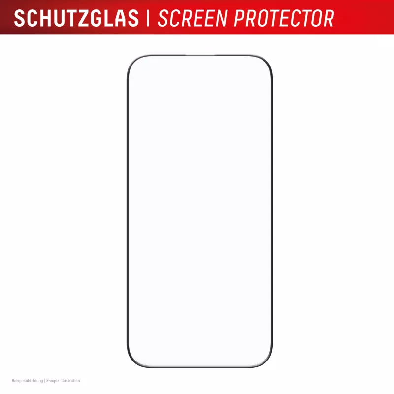 Displex Premium ekrāna aizsargs (Pilna pārklājuma, 10H) Apple iPhone Air, EASY-ON® Eco montāžas rāmis, pilns pārklājums