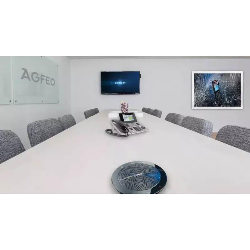 AGFEO ST 56 SENSORfon sistēmas telefons, sudraba krāsā