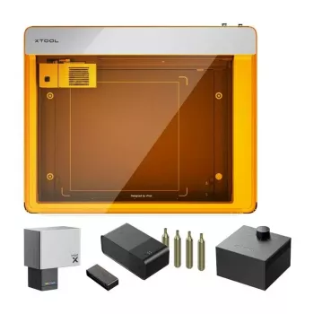 Lāzergravēšanas iekārta xTool M1 Ultra 20W Deluxe komplekts — 20W lāzers, galda gravētājs/griezējs