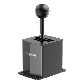 Sacīkšu pārslēgs MOZA HGP Shifter — alumīnijs, melns, 100×143×241 mm, USB-A uz USB-B