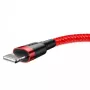 Lightning kabelis Baseus CALKLF-A09 0.5 m Sarkans