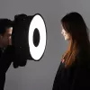 Softbox difuzors Puluz PU5145 45 cm apaļš salokāms viegls fotogrāfijas apgaismojumam