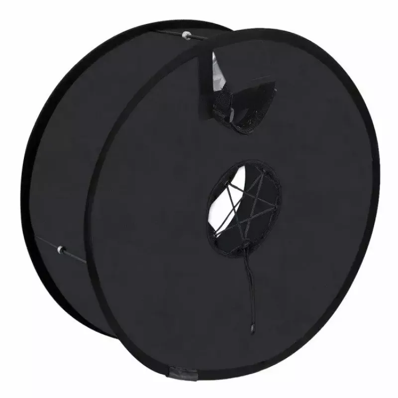 Softbox difuzors Puluz PU5145 45 cm apaļš salokāms viegls fotogrāfijas apgaismojumam