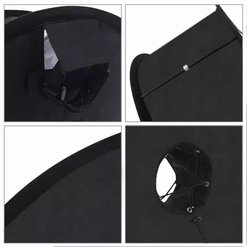 Softbox difuzors Puluz PU5145 45 cm apaļš salokāms viegls fotogrāfijas apgaismojumam