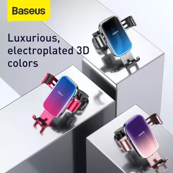 Pasīvais turētājs Baseus Glaze Gravity Mobilais telefons Melns