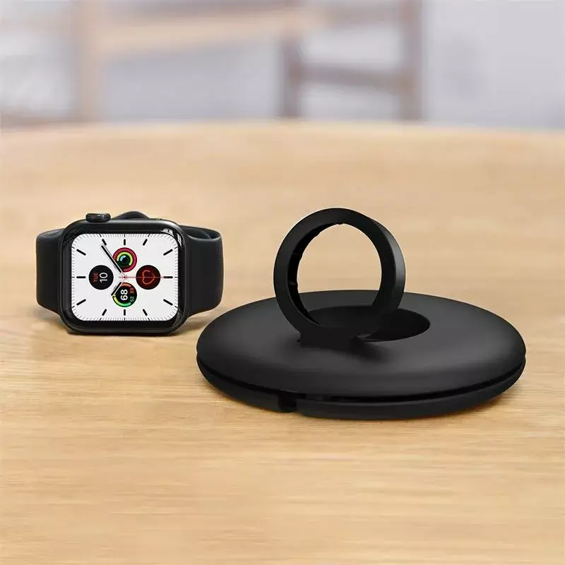 Baseus Organizētājs Apple Watch Lādētājam ACSLH-01 — melns, statīvs magnētiskajam uzlādes diskam