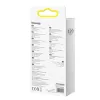 USB 2.0 datu kabelis Baseus Jelly Lightning uz USB-A 1,2 m, Melns