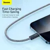 Baseus Dynamic 2m Pelēks Lightning uz USB A kabelis