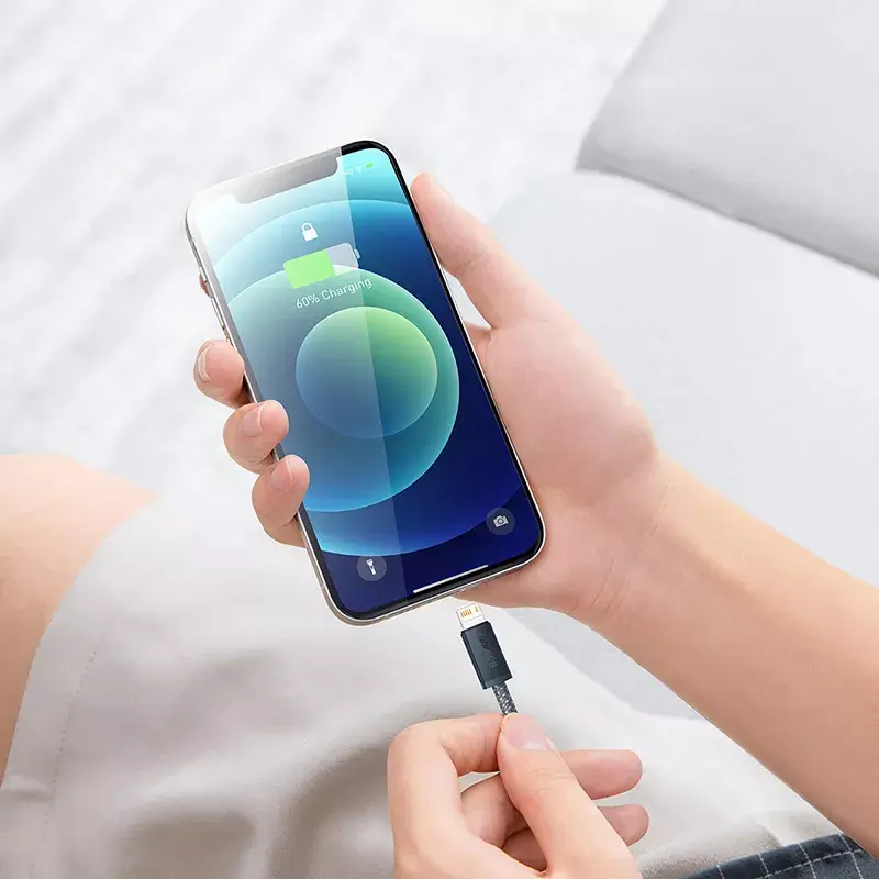 Baseus Dynamic 2m Pelēks Lightning uz USB A kabelis